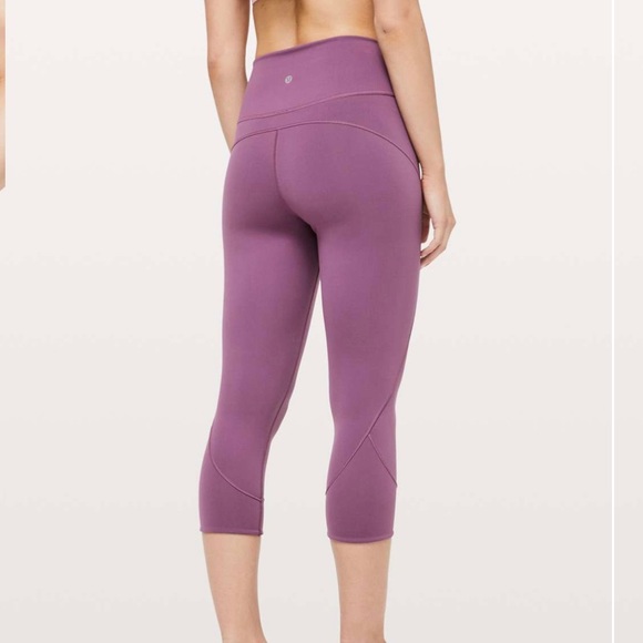 lululemon athletica Pants - Lululemon In Movement Crop *Everlux 19"